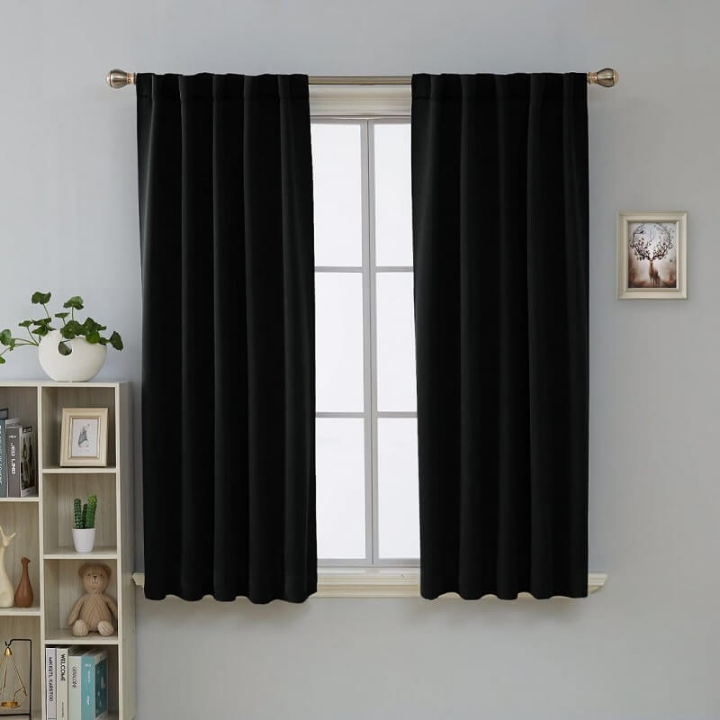 Blackout Curtains give adorable look.